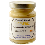 MOUTARDE BLANCHE AU MIEL 100g