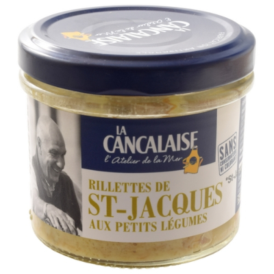 RILLETTES DE St-JACQUES AUX PETITS LÉGUMES 100g