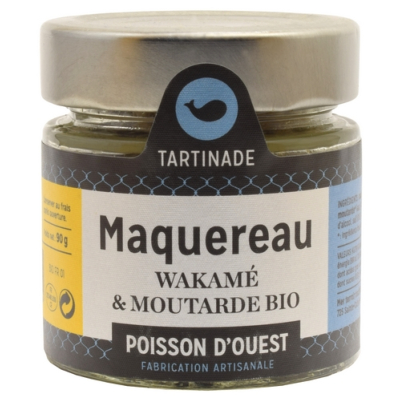 TARTINADE D'ALGUES AU MAQUEREAU, WAKAMÉ ET MOUTARDE 90g