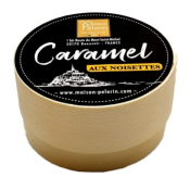 BOÎTE RONDE CARAMEL NOISETTES 50g