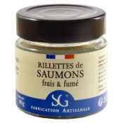 RILLETTES DE SAUMONS FRAIS ET FUMS 90g