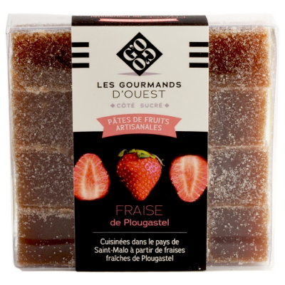 PÂTES DE FRUITS À LA FRAISE DE PLOUGASTEL 145g