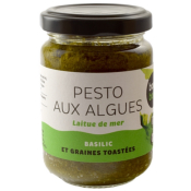 PESTO AUX ALGUES (Laitue de mer), BASILIC ET GRAINES TOASTÉES 120g