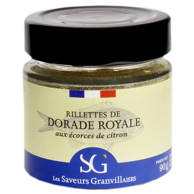RILLETTES DE DORADE ROYALE AUX ÉCORCES DE CITRON 90g
