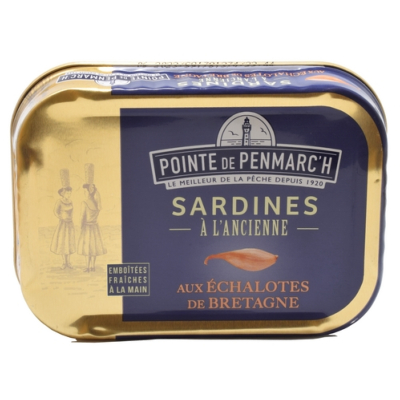 SARDINES AUX ÉCHALOTES DE BRETAGNE 115g