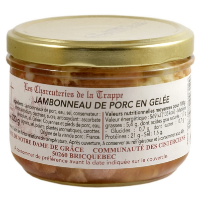 JAMBONNEAU DE PORC EN GELÉE 180g