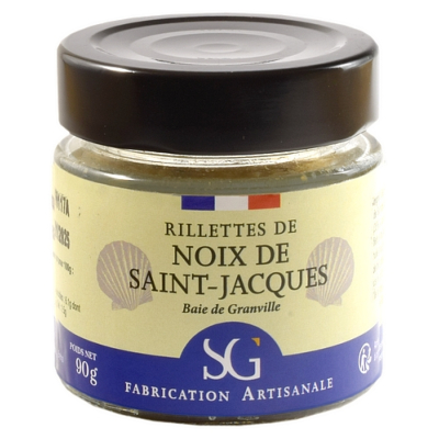 RILLETTES DE NOIX DE SAINT-JACQUES DE LA BAIE DE GRANVILLE 90g