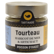 TARTINADE D'ALGUES TOURTEAU HARICOTS DE MER ET ARTICHAUT 90g